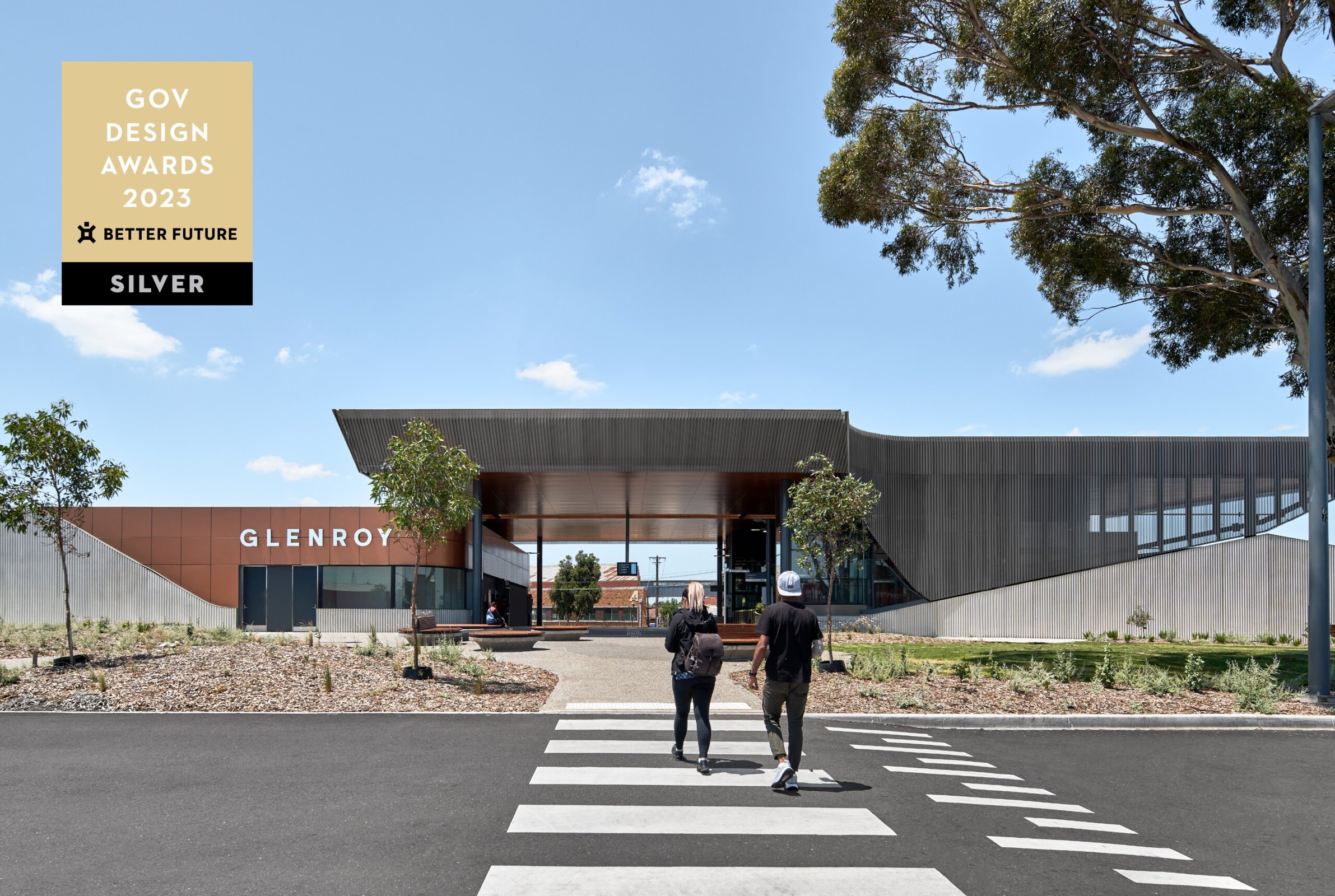 Glenroy Station recognised in the international GOV Design Awards 2023 winning silver in four categories.